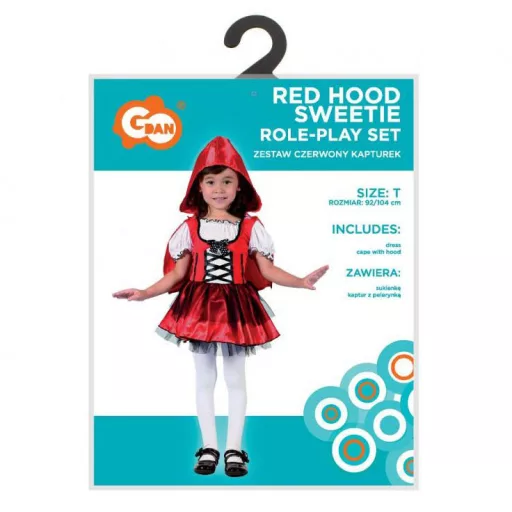 Piroska Red Hood Sweetie jelmez 92/104cm
