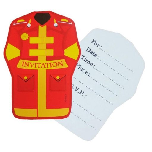 Fire Brigade, Tűzoltóság meghívó 6 db-os