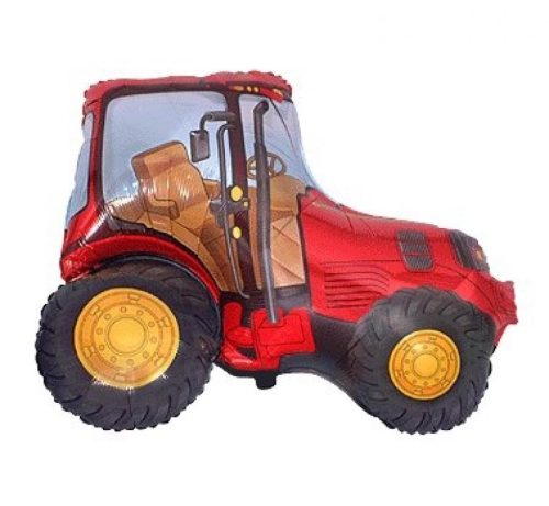 Tractor Red, Traktor fólia lufi 36cm (WP)