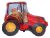 Tractor Red, Traktor fólia lufi 61cm