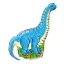 Dinosaur Blue, Dinoszaurusz fólia lufi 36 cm