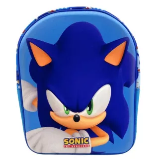 Sonic, a sündisznó Modern 3D hátizsák, táska 30 cm