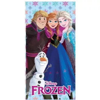   Disney Jégvarázs Friends fürdőlepedő, strandtörölköző 70x140 cm (Fast Dry)