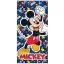 Disney Mickey Color Party fürdőlepedő, strandtörölköző 70x140 cm (Fast Dry)