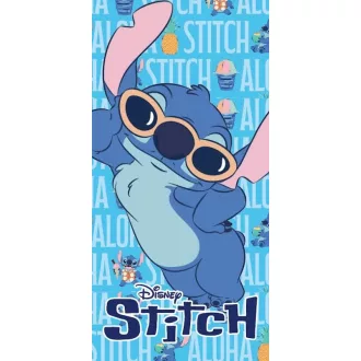   Disney Lilo és Stitch, A csillagkutya Cool Aloha fürdőlepedő, strandtörölköző 70x140 cm (Fast Dry)