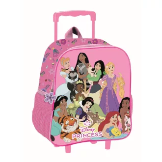   Disney Hercegnők Blossom gurulós ovis 3D hátizsák, táska 32 cm