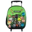 Minecraft Characters gurulós ovis 3D hátizsák, táska 32 cm
