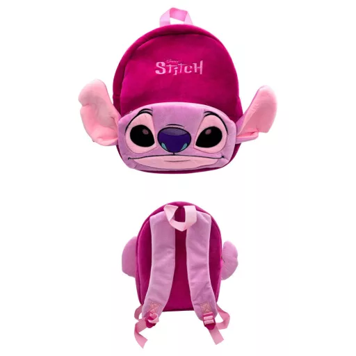 Disney Lilo és Stitch, A csillagkutya Angel 3D plüss hátizsák, táska 30 cm