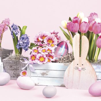 Húsvét Wooden Bunny szalvéta 20 db-os 33x33cm