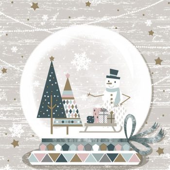 Karácsony Glassball szalvéta 20 db-os 33x33 cm