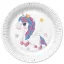 Unikornis Magical papírtányér 8 db-os 22,7cm