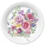 Virág Arrangement papírtányér 8 db-os 18cm