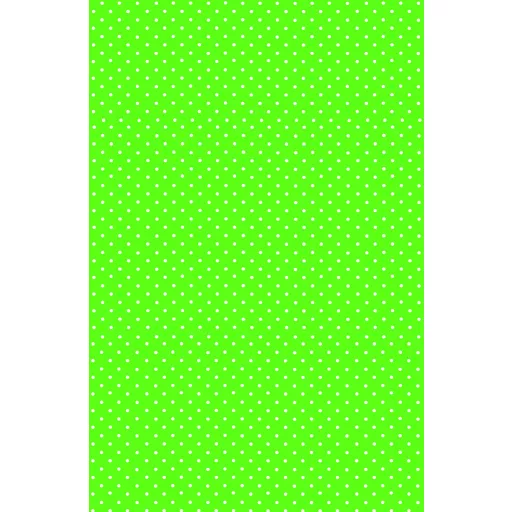 Zöld White Dots papír asztalterítő 120x180cm
