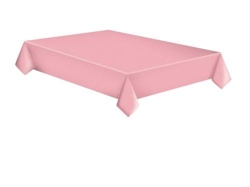 Rózsaszín White Dots papír asztalterítő 120x180cm