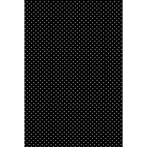 Fekete White Dots papír asztalterítő 120x180cm