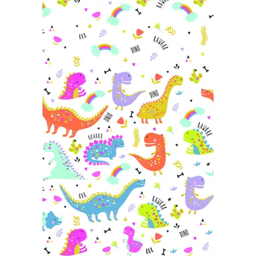 Dinoszaurusz Funny papír asztalterítő 120x180cm