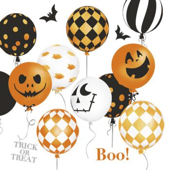 Halloween Scary Balloons szalvéta 20 db-os 33x33 cm