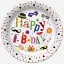 Happy Birthday Funny papírtányér 8 db-os 18cm