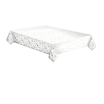 Karácsony Silver Stars papír asztalterítő 120x180cm