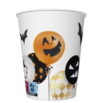 Halloween Scary Balloons papír pohár 8 db-os 250ml