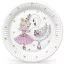 Balett, Balerina With Swan papírtányér 8 db-os 18cm