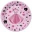 Lányos Party Dress papírtányér 8 db-os 18cm