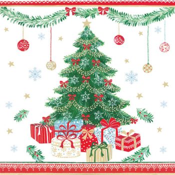 Karácsony Presents szalvéta 20 db-os 33x33 cm