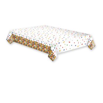 Happy Birthday Building Blocks papír asztalterítő 120x180cm