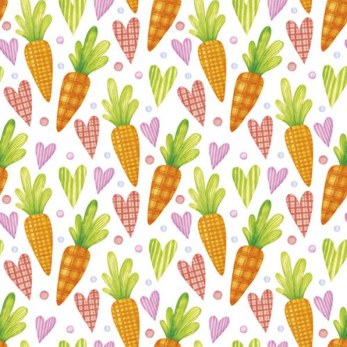 Húsvét Sweet Carrots szalvéta 20 db-os 33x33cm
