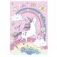Unikornis Rainbow A/4 gumis mappa