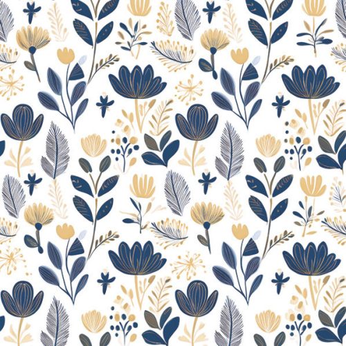 Virág Scandinavian Floral szalvéta 20 db-os 33x33 cm