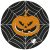 Halloween Scary Black papírtányér 8 db-os 22,7cm