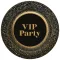 Party Gold VIP papírtányér 8 db-os 18cm