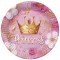 Hercegnő Crown papírtányér 8 db-os 22,7cm