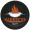 Barbecue Party papírtányér 8 db-os 18cm