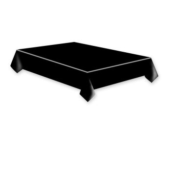 Fekete Dark papír asztalterítő 120x180cm