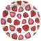 Gyümölcs Strawberries papírtányér 8 db-os 22,7cm