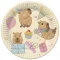 Happy Birthday Capybaras papírtányér 8 db-os 18cm