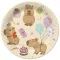 Happy Birthday Capybaras papírtányér 8 db-os 22,7cm