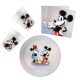 Disney 100 Mickey party szett 36 db-os 23 cm-es tányérral