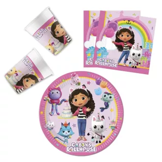 Gabi babaháza Friends party szett 36 db-os 20cm-es tányérral