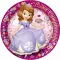 Disney Sofia Happy Birthday, Szófia Papírtányér 8 db-os 23 cm