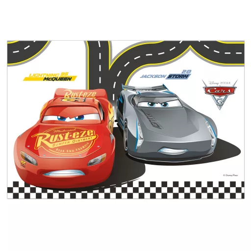 Disney Cars 3, Verdák Műanyag asztalterítő