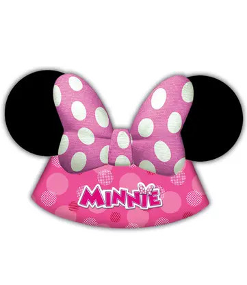 Disney Minnie Happy Helpers Parti kalap, csákó 6 db-os