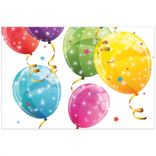 Sparkling Balloons, Lufis Asztalterítő 120x180cm