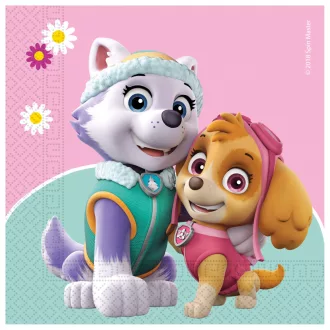  Paw Patrol Skye and Everest, Mancs Őrjárat szalvéta 20 db-os