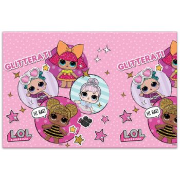 LOL Surprise Glitterati Asztalterítő 120x180cm