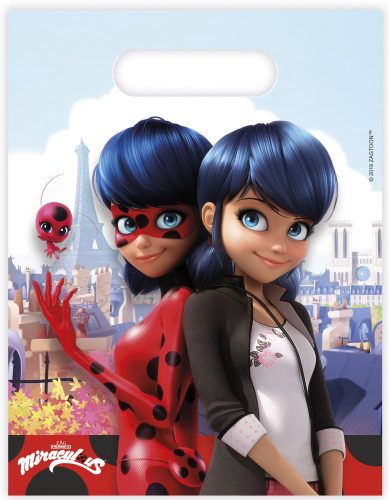 Miraculous Ladybug, Katicabogár és Fekete macska kalandjai ajándéktasak 6 db-os