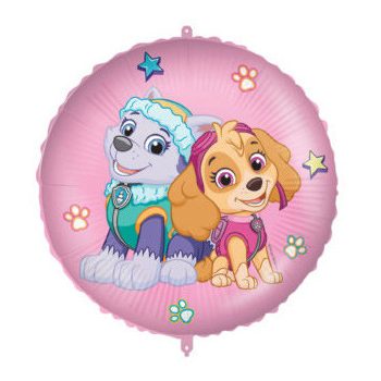   Paw Patrol Skye and Everest, Mancs Őrjárat fólia lufi 46 cm