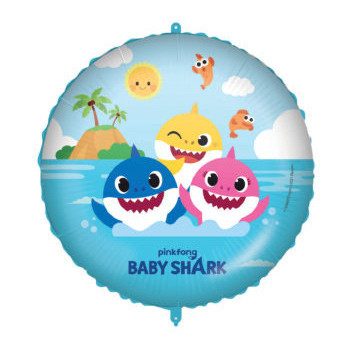 Baby Shark fun in the Sun fólia lufi 46 cm